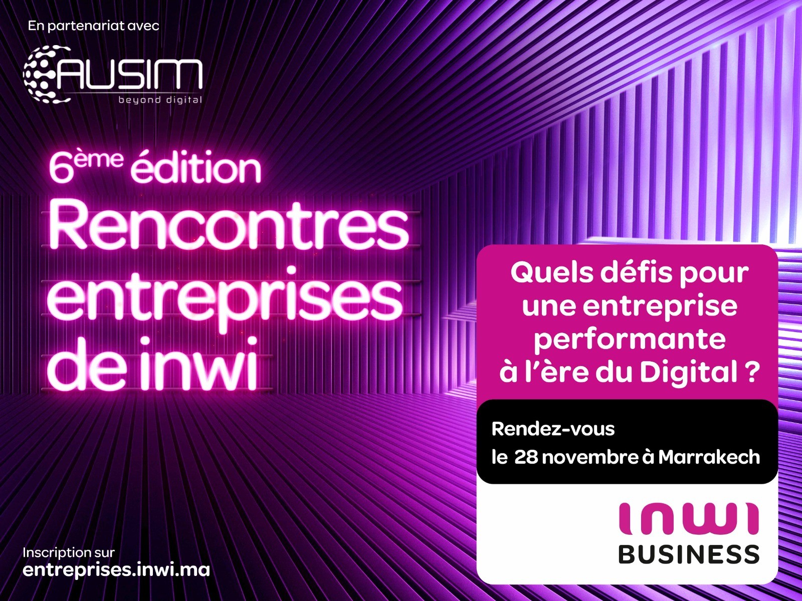 The 6th edition of “Rencontres Entreprises de inwi